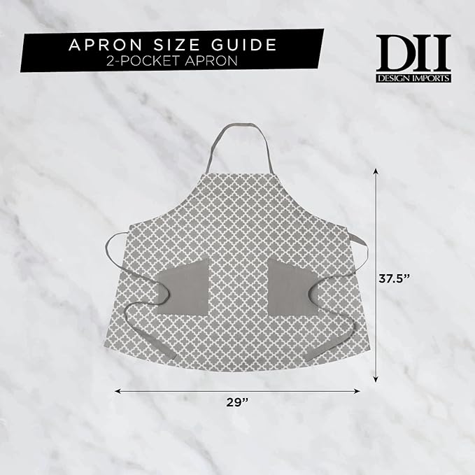 DII unisex Chef Style Cotton Apron - Image 6