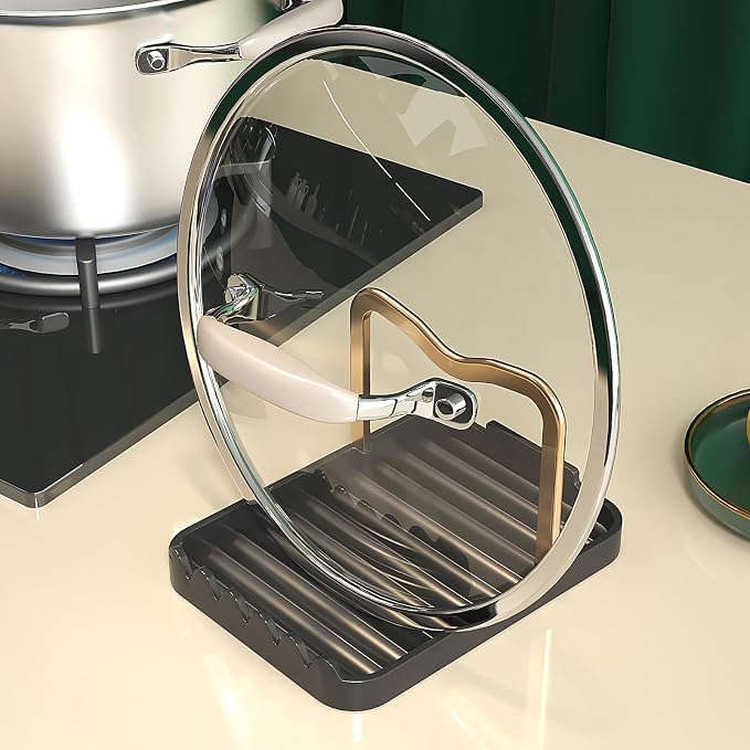 Stainless Steel Pot Lid Holder-Kitchen Organizer & Utensil Storage Rack - Image 6