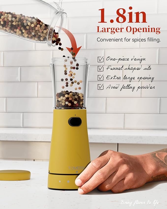 Electric Salt and Pepper Grinder Set - Image 5