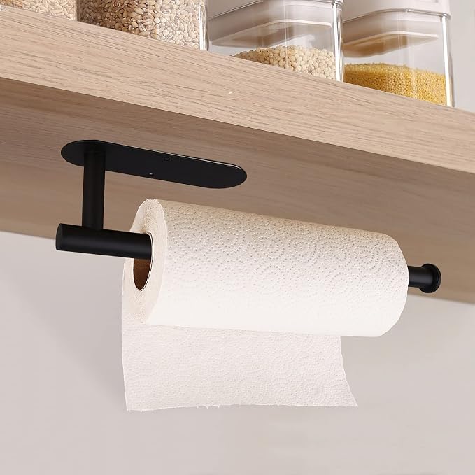 Paper Towel Holders-Blcak, Paper Towels Rolls - Image 2