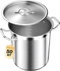 STOCKPOT 50 Quart Stainless Steel Stock Pot by STOCKPOT