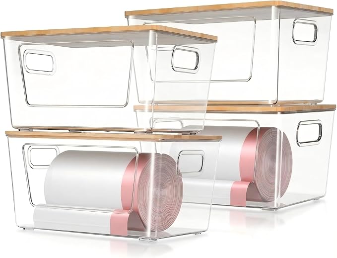 spospo 4 Pack Trash Bag Holder by SPOSPO