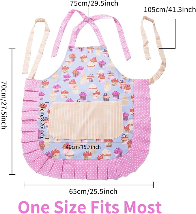 Lovely Flower Pattern Retro Aprons - Image 6