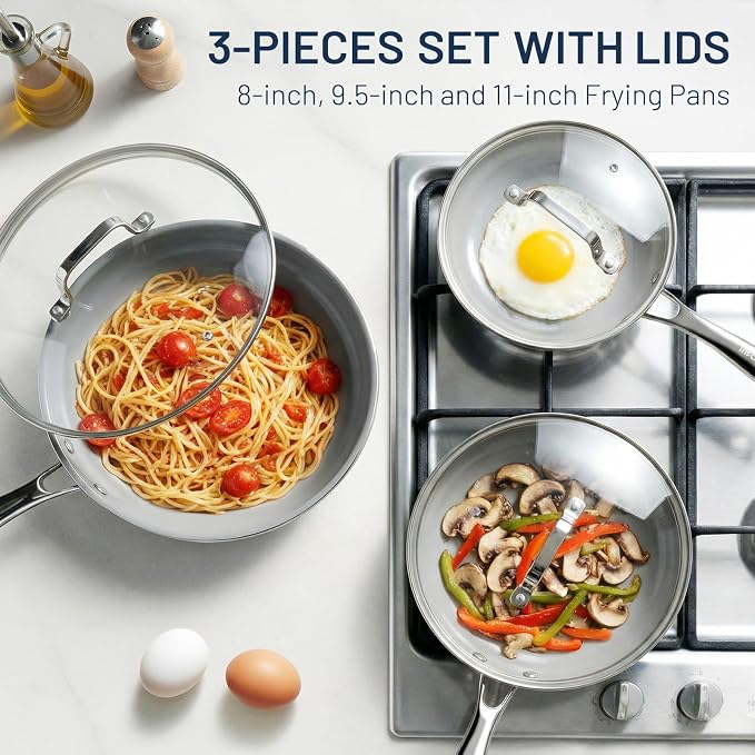 Kikcoin Non Stick Frying Pans - Image 6