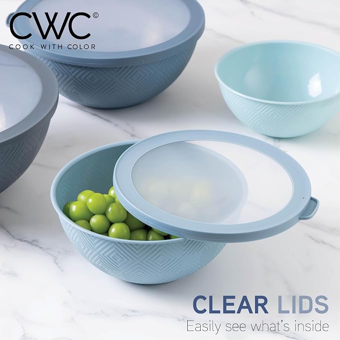 COOK WITH COLOR Mixing Bowls with Lids - Image 4