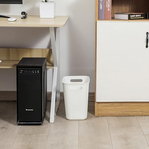 UUJOLY Plastic Trash Can Wastebasket, Garbage Container Basket - Image 4
