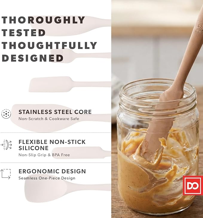 DI ORO 6-Piece Silicone Spatula Set - Image 6