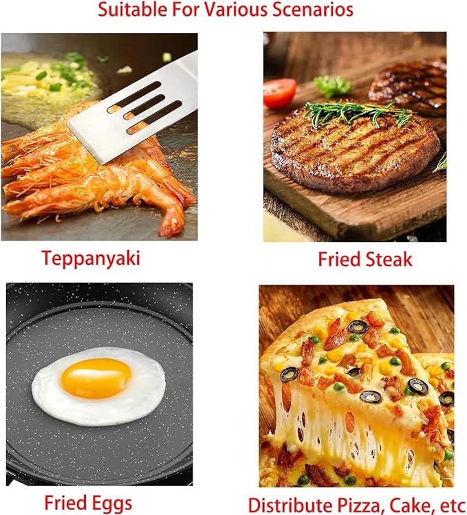 2-Pieces Small Metal Spatula Set, Mini Metal Spatulas - Image 7
