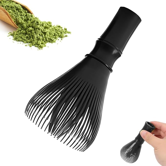 Matcha Whisk, Reusable Resin Matcha Whisk Easy to Clean Stirring Tool by TANGZHIFEIYUE