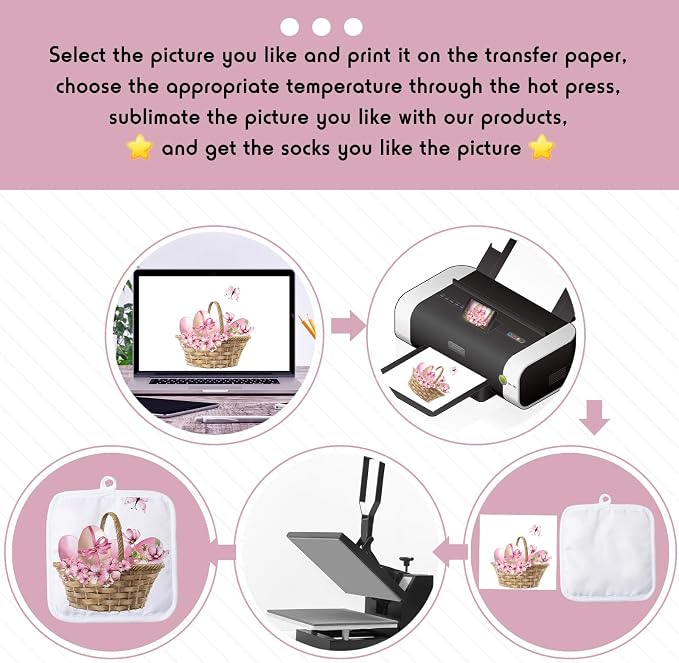 Patelai 12 Pieces Blank Sublimation Oven Mitts Set Include Blank Sublimation - Image 6