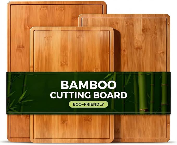 Carbonized Bamboo Cutting Boards by ZarlerOfficial