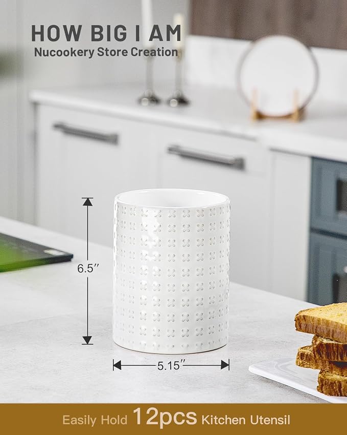 Nucookery 6.4'' Utensil Holder - Image 2