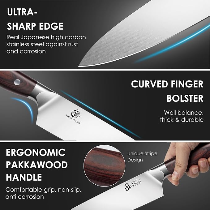 DDF iohEF Kitchen Knife Set, 16-Piece Knife Sets - Image 3