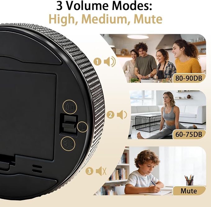 Sportsvoutdoors Rotating Digital Kitchen Timer, Large Display Screen Timer - Image 3