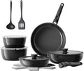 Redchef 16pcs Ceramic Pots and Pans Set Non Stick, Nonstick Kitchen Cookware Set by Redchef