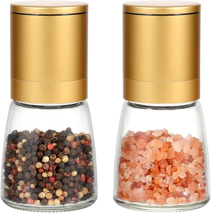 Vucchini Gold Salt and Pepper Grinder Mill by Vucchini