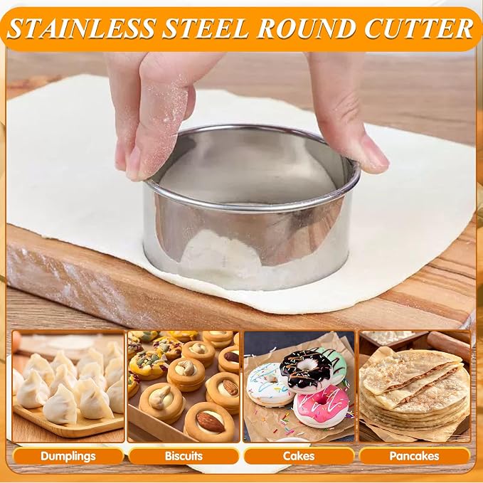 Pasta Making Tools, 1 Gnocchi Board, 1 Dough Cutter, 1 Ravioli Cutter, 2 Pasta - Image 6