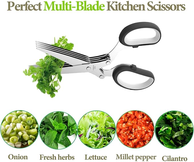 2026 Upgraded Herb Scissors, Effortless Herb Shears Cutter Tool - Image 3
