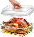 4800 ML / 163 oz / 21 Cup LARGE Glass Food Storage Container by RazabHomeGoods