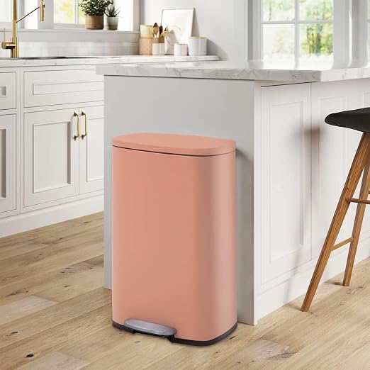 BestMassage 13 Gallon Stainless Steel Trash Can - Image 2