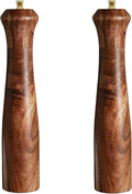 Wooden Salt and Pepper Grinder Set, Manual Salt and Pepper Mill, Acacia wood by UNIOVC