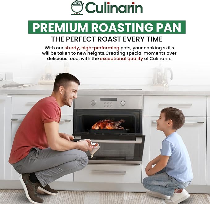 Large Roasting Pan With Rack 12” x 16” - Image 6