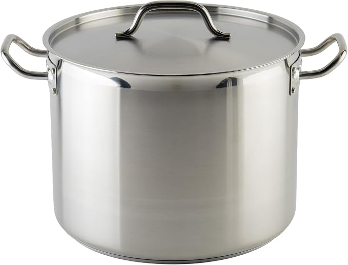 Winware Stainless Steel 24 Quart Stock Pot by Winco