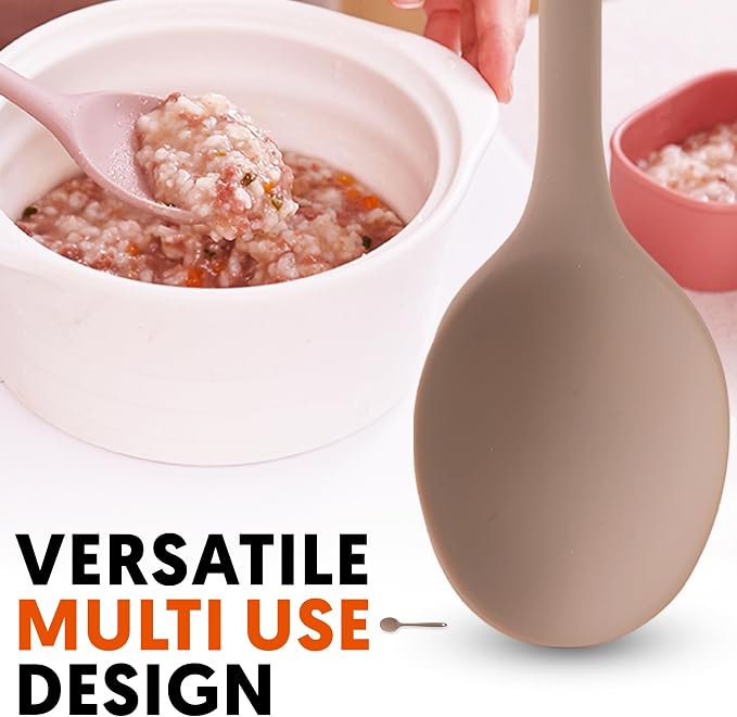 Multi Platinum Silicone Cooking Spoon - Image 3
