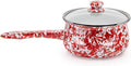 Golden Rabbit Enamelware Sauce Pan by GoldenRabbitEnamelware