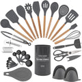 Country Kitchen Non Stick Silicone Utensil Set by CountryKitchen