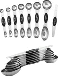 Spring Chef Stainless Steel Magnetic Measuring Spoons Set of 8 by SpringChef