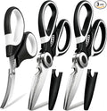 OMDAR Food Grade Kitchen Scissors All Purpose 3 Pack by OMDAR