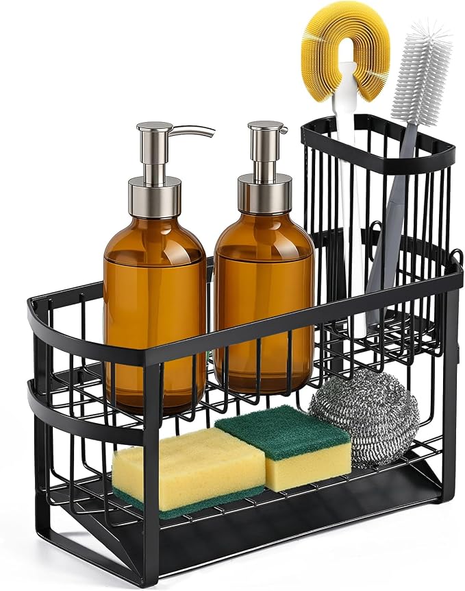 Kitchen Sink Organizer Caddy, 2 Tier Sink Caddy Organizer - Image 8