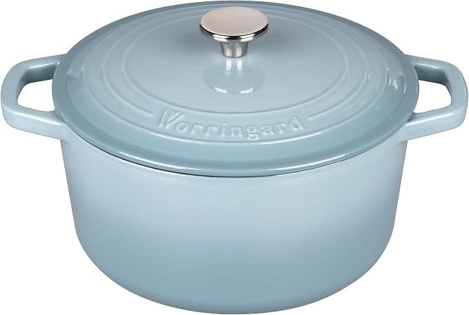 VORRINGARD Enameled Cast Iron Dutch Oven Pot - Image 4