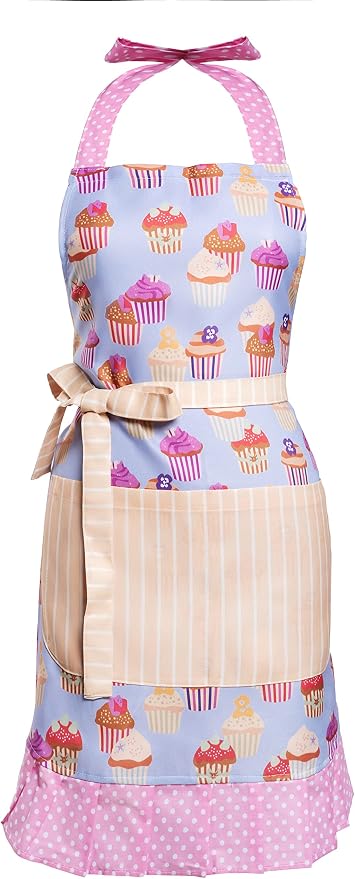 Lovely Flower Pattern Retro Aprons by AlexVirtue