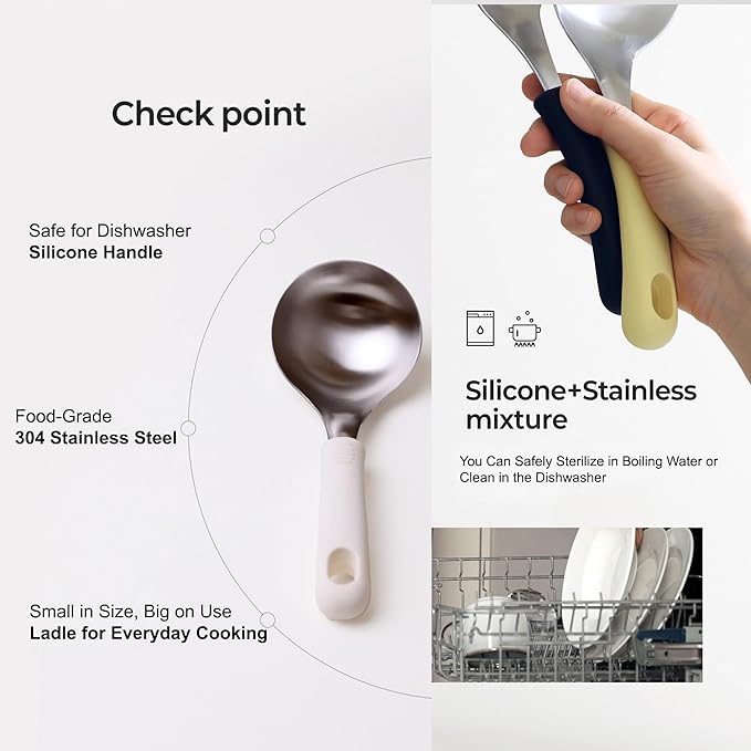 Korean Mukbang Spoon, Serving Spoon, 미니 국자, 서빙스푼 전현무 국자 - Image 6