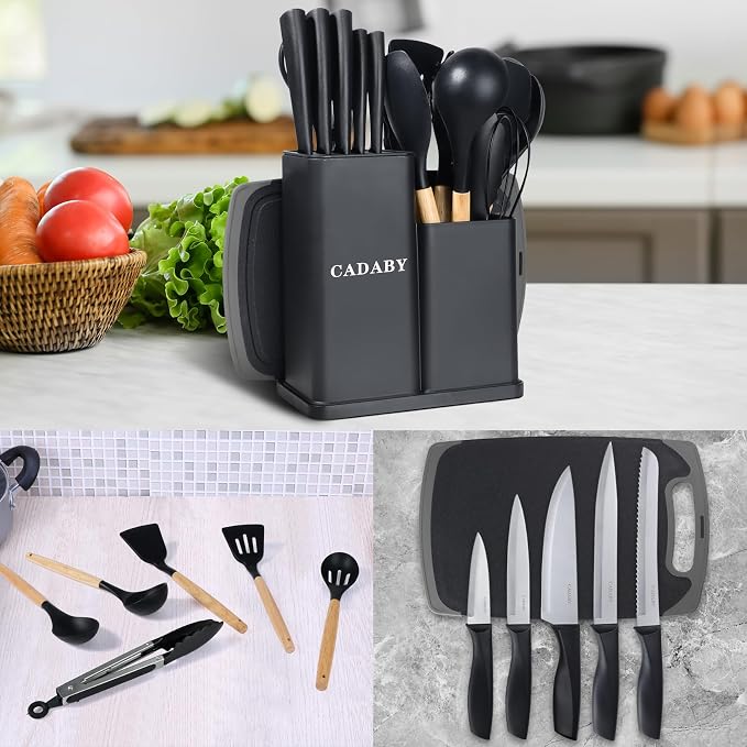 19 PCS Kitchen Cooking Utensils Set, 11 Pieces Silicone Cooking Utensils Set 6 - Image 9