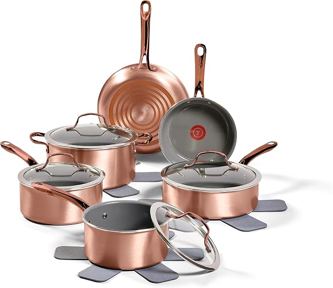 T-fal Preserve Ceramic, Non stick Cookware Set 13-Piece, Oven & Broiler Safe up by T-falbrand