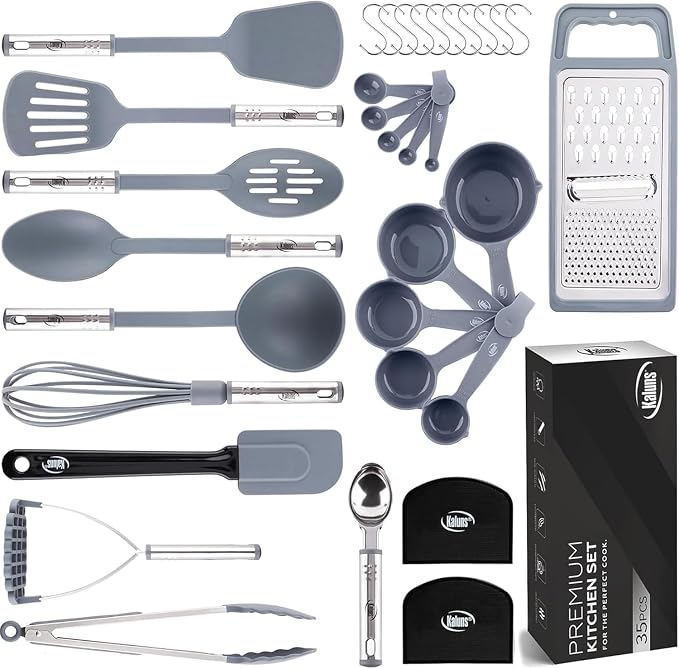 Kitchen Utensils Set 35 PCS Cooking Utensils Set, Nonstick and Heat Resistant by Kaluns%C2%AE