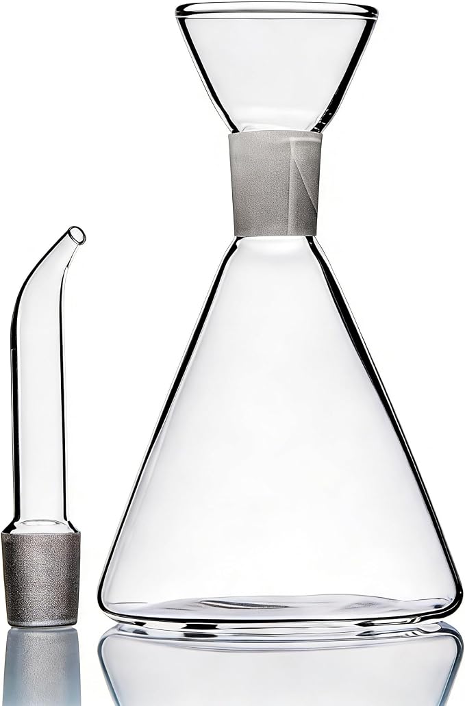 ELETON Conical 8 oz Glass Oil Dispenser – No Drip Olive Oil Cruet - Image 5
