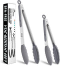 HOTEC Premium Stainless Steel Locking Kitchen Tongs by Hotec