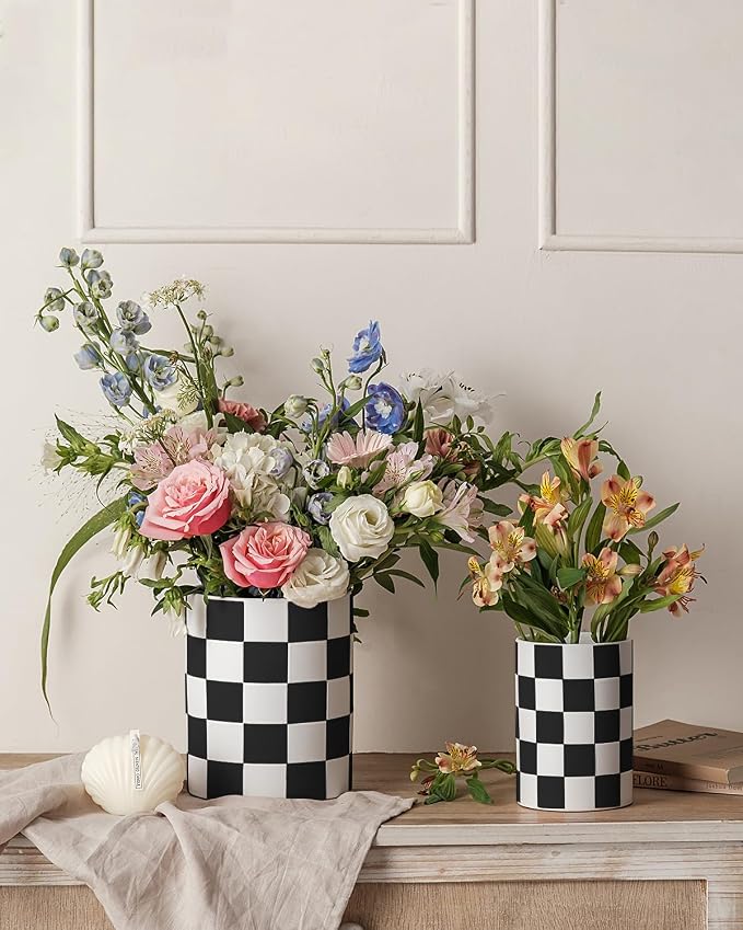 Checkered Kitchen Utensil Holder - Image 7