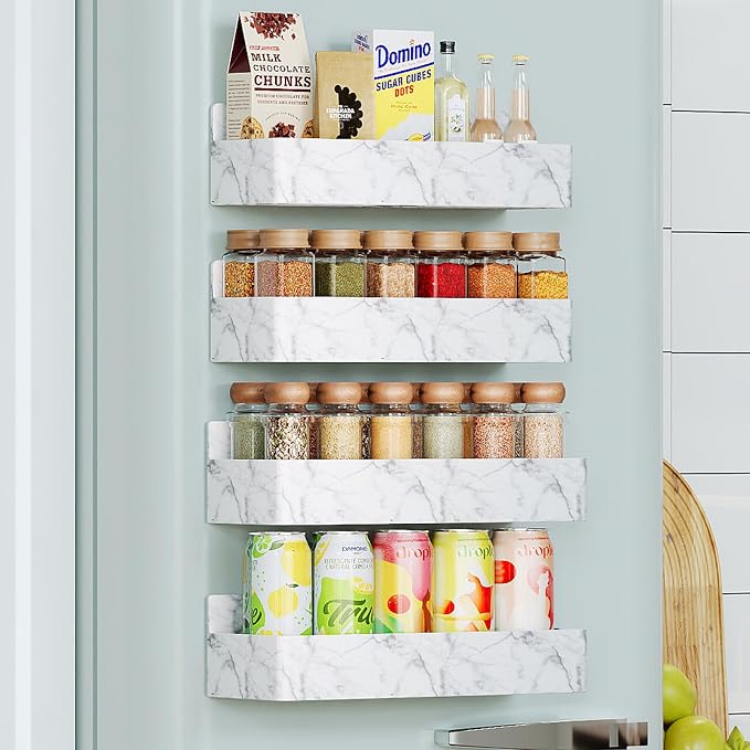 Mystozer Magnetic Spice Rack for Refrigerator, Kitchen Organizer and Storage - Image 6