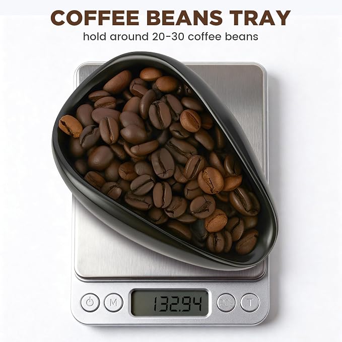 Ceramic Coffee Bean Dosing Cup + Sprayer Gift Set, Spoon Rest, Mini Coffee - Image 4