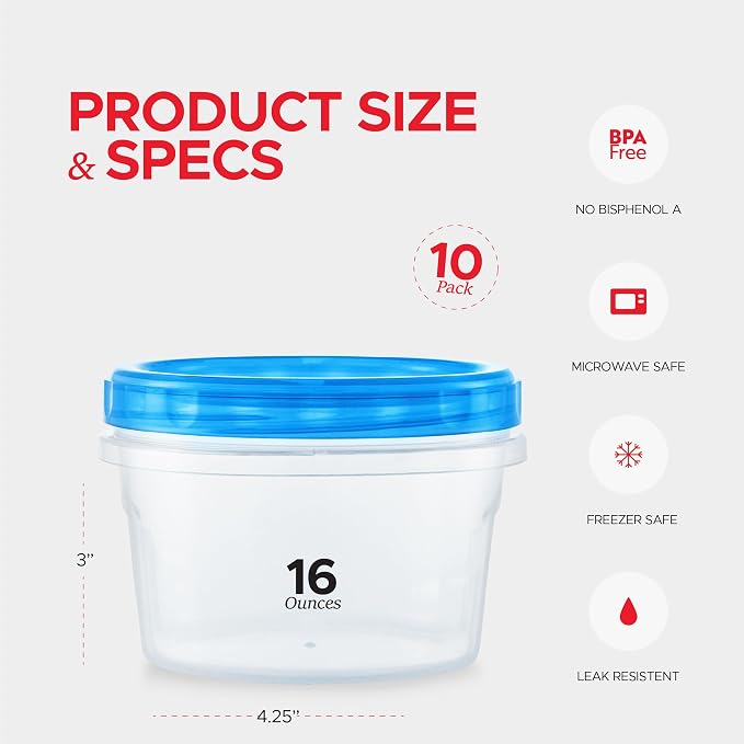 Tafura Twist Top Soup Storage Containers - Image 4