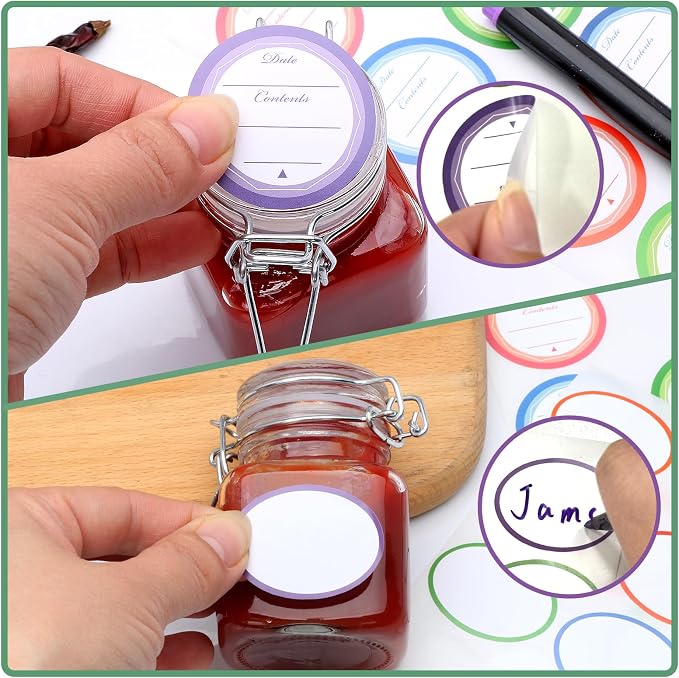 Small Glass Jars with Lids, 4 oz Spice Jars with Labels, 15 Pack Small Glass - Image 6
