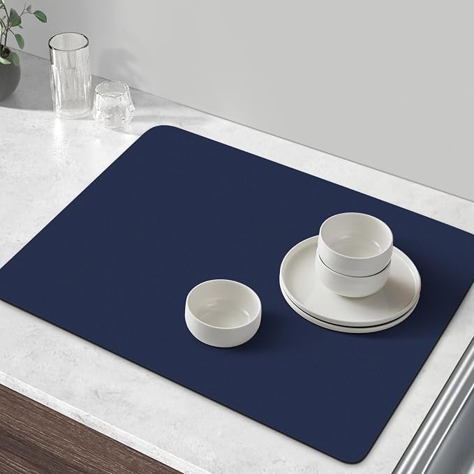 WISELIFE Coffee Mat Super Absorbent Dish Drying Mat Bar Accessories Match - Image 6