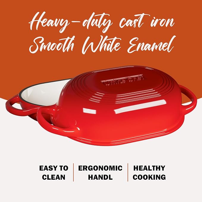 Enameled Cast Iron Sourdough Bread Oven, Dutch Oven, incl. Sourdough - Image 3