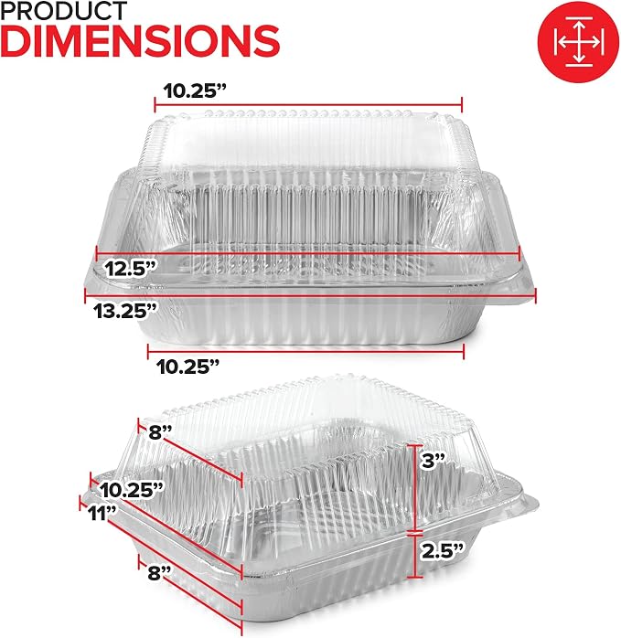Stock Your Home 9x13 Disposable Baking Pan - Image 3