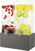 1.25 Gallon Dual Acrylic Beverage Dispenser by KITCHENTOOLZ